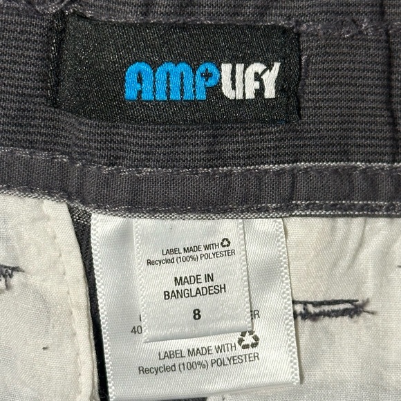 NWT Boy’s Plaid Shorts Trio in Black, Gray, and Tan. Size 8. - Picture 7 of 10